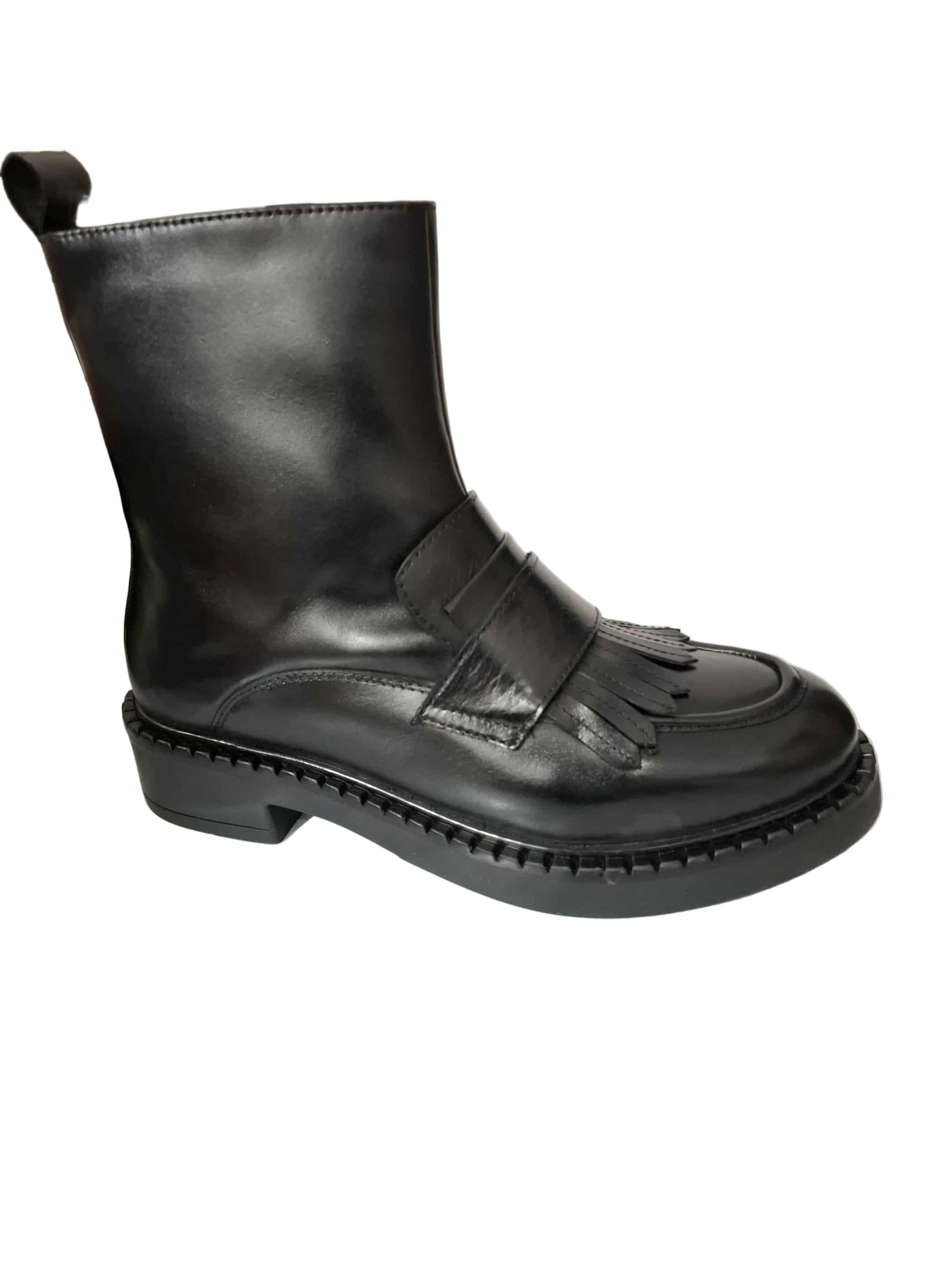 Ghete Piele Naturala Bellini A1541 Black