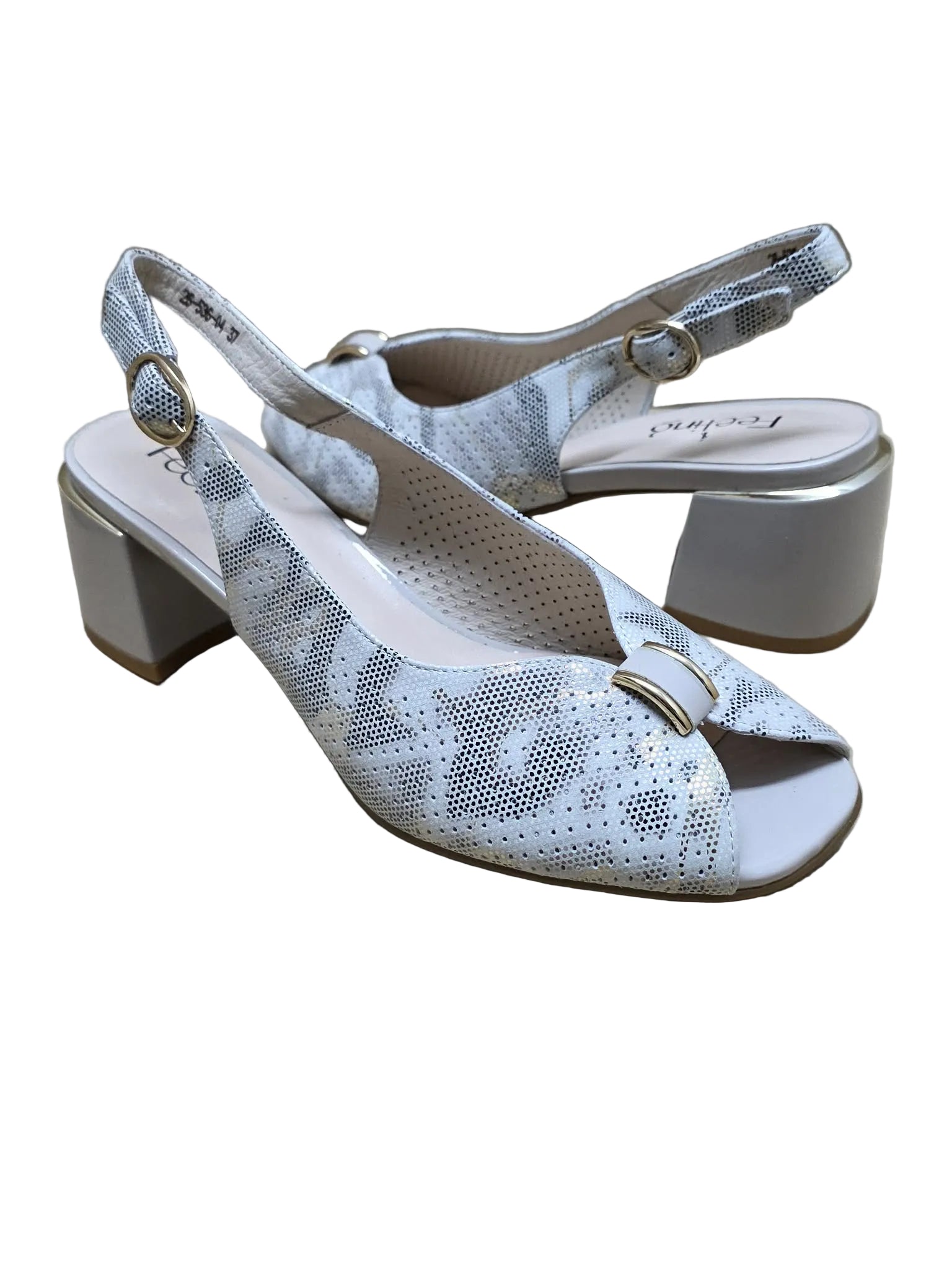 Sandale Feeling Piele Naturala 26-536-04 Silver
