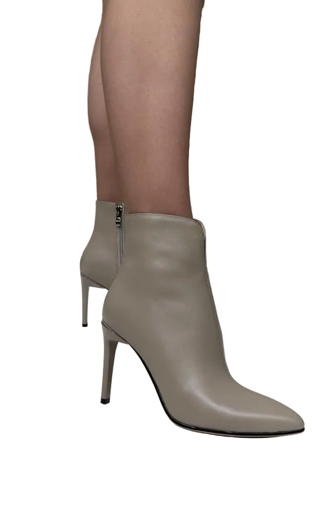 Ghete Piele Naturala P105-480 Khaki - Betina Scarpe