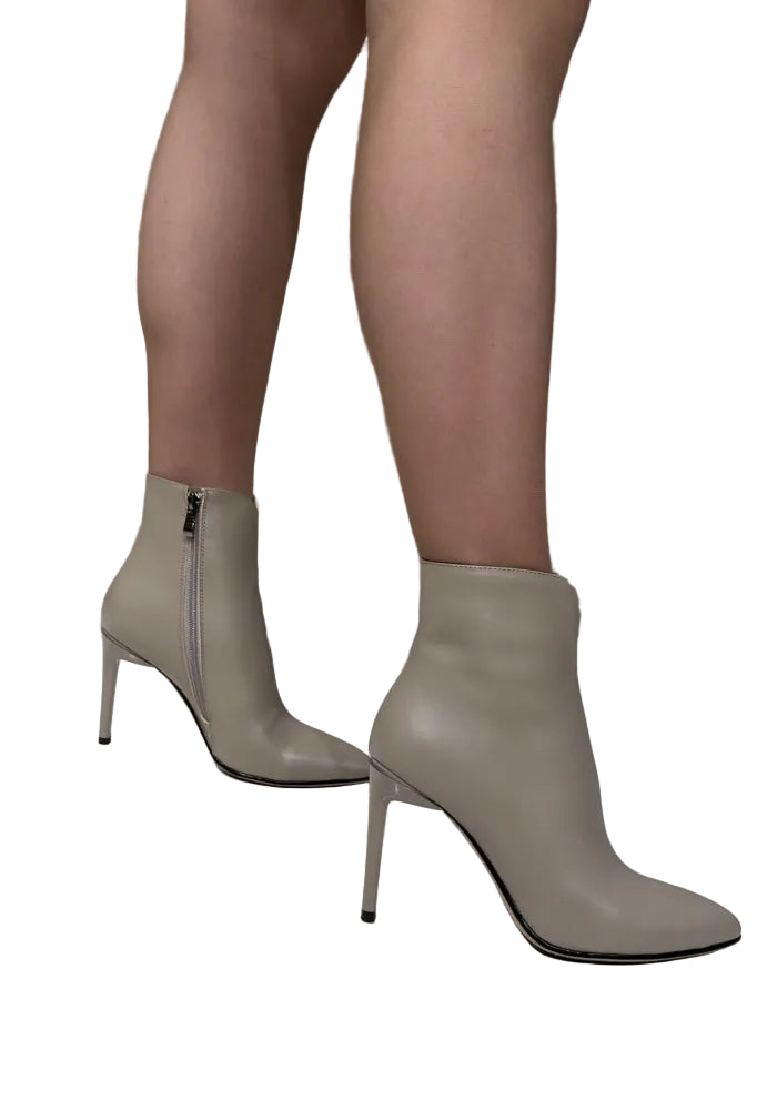 Ghete Piele Naturala P105-480 Khaki - Betina Scarpe