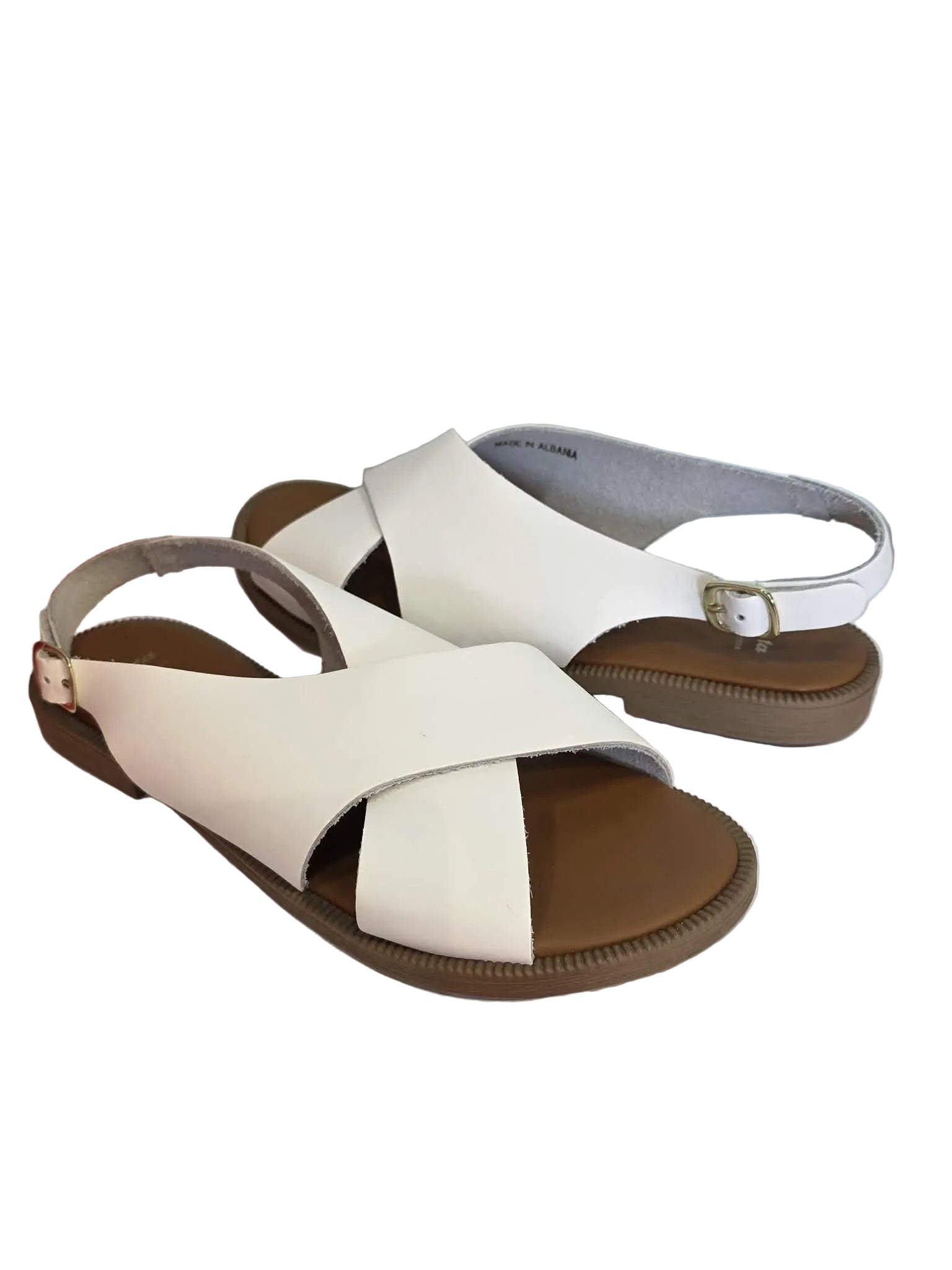 Sandale Piele Naturala Bata 564-1899 White