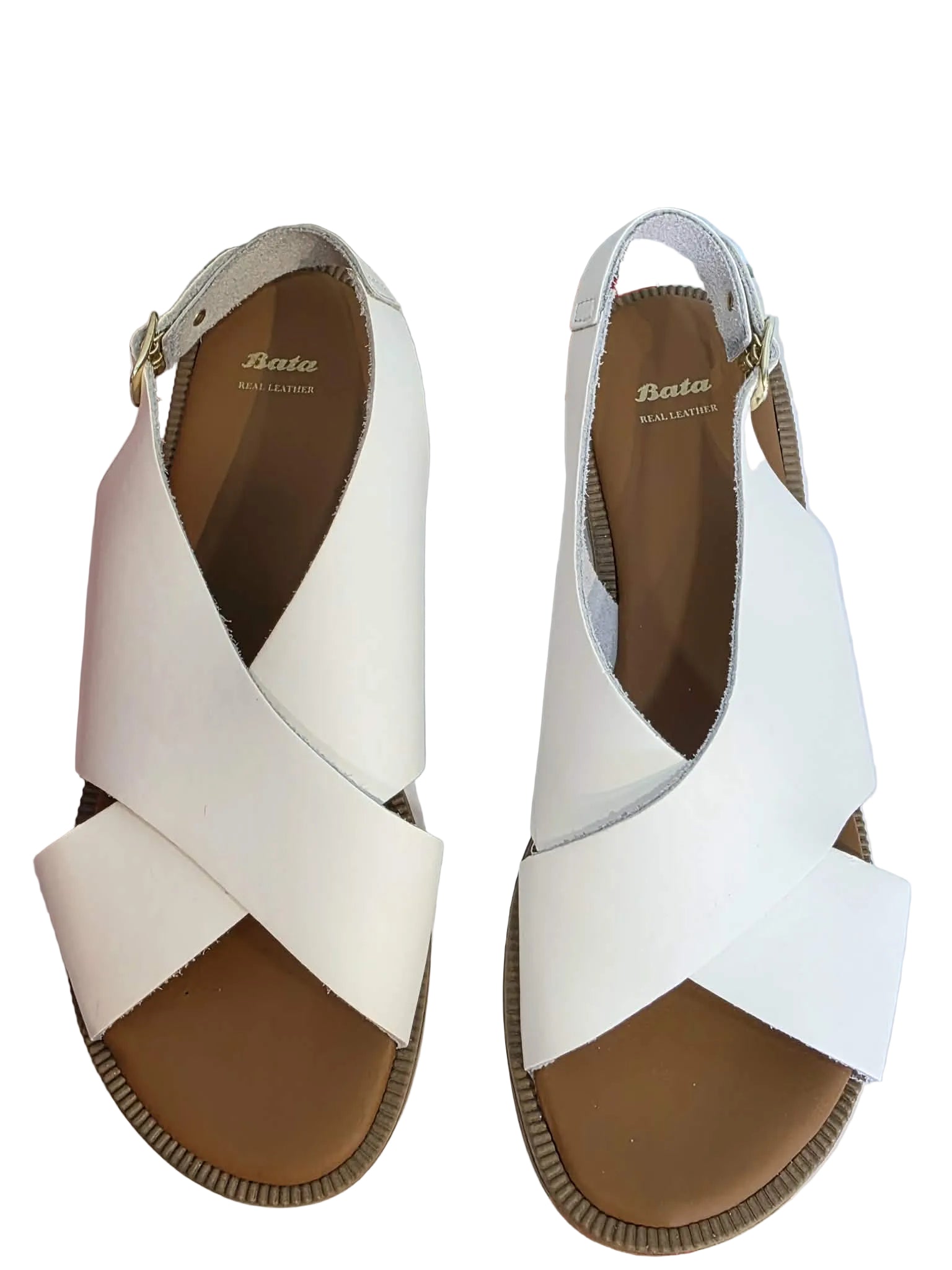 Sandale Piele Naturala Bata 564-1899 White