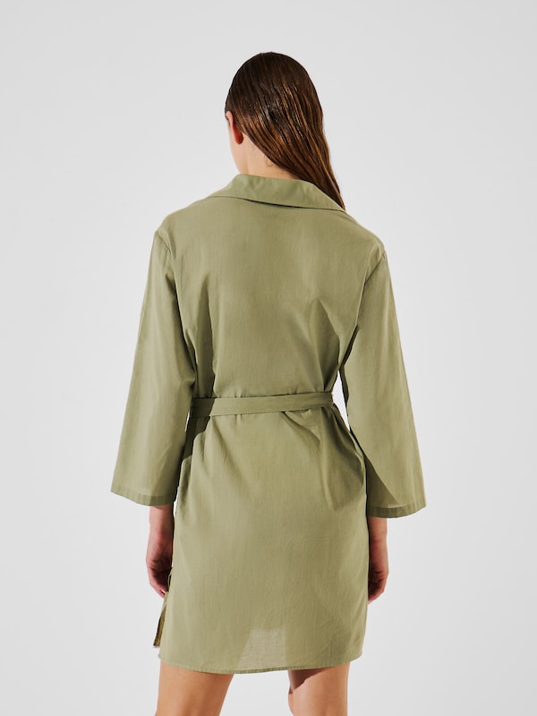 Rochie Signature Beach Oil Green - Karl Lagerfeld