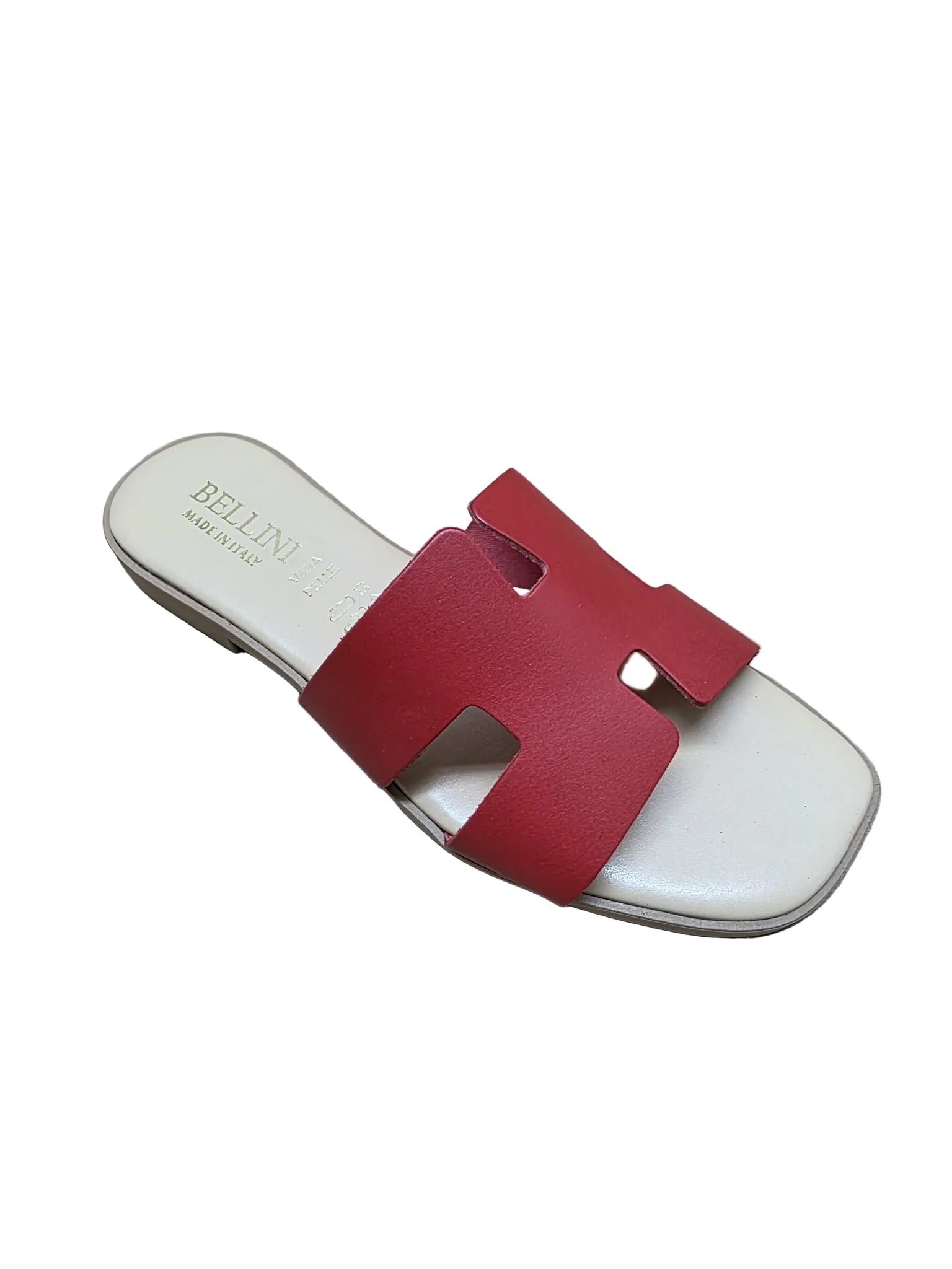 Papuci Piele Naturala Lux Vibe Rosii Bellini