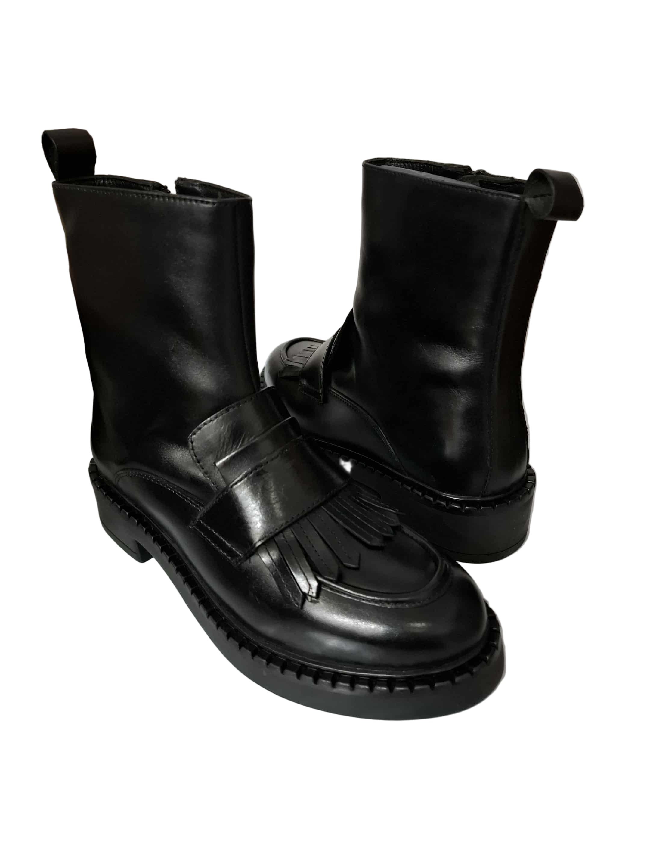 Ghete Piele Naturala Bellini A1541 Black