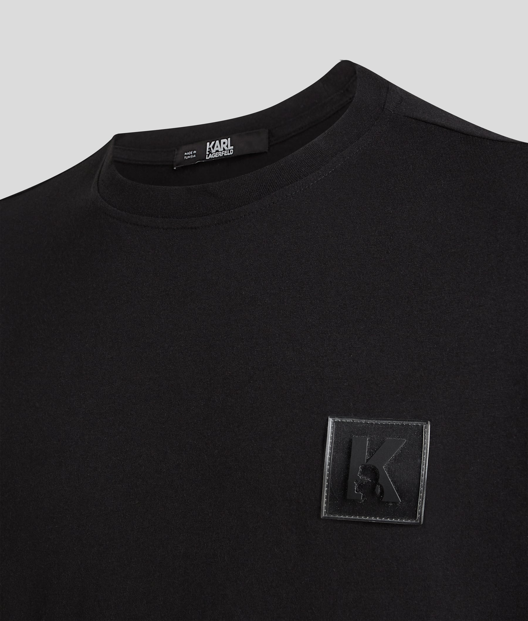 Tricou Rubber Patch Black - Karl Lagerfeld