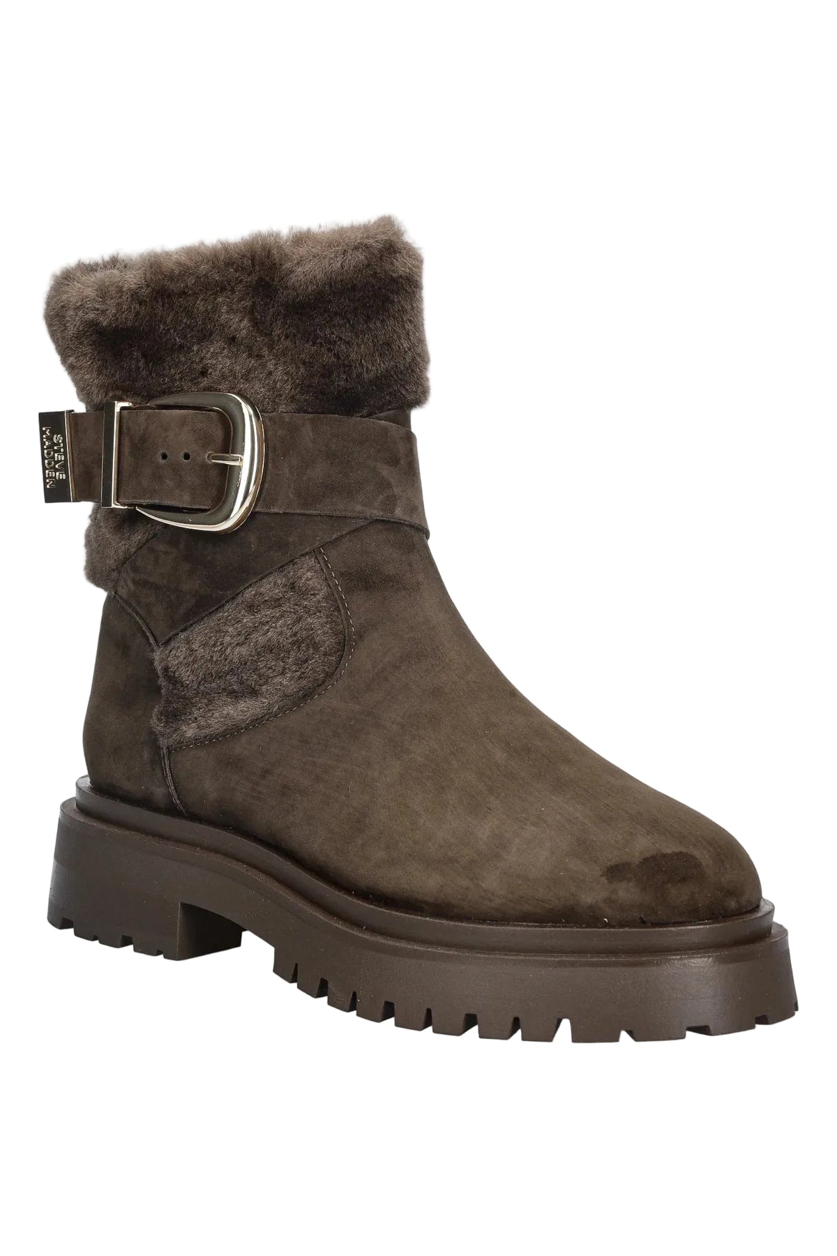 Ghete Lodge Brown Suede Steve Madden