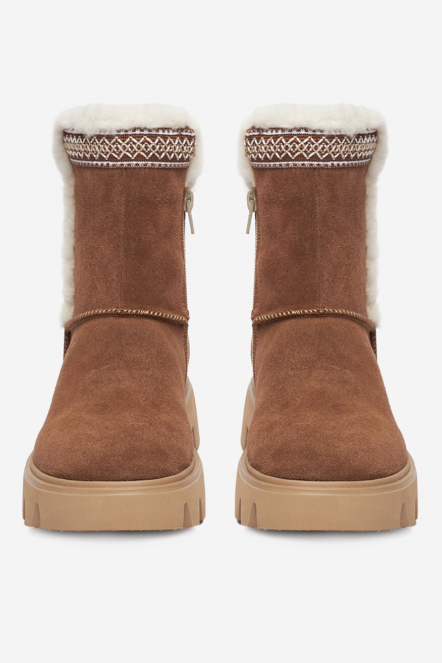 Ghete Rieker Piele Naturala W2075-20