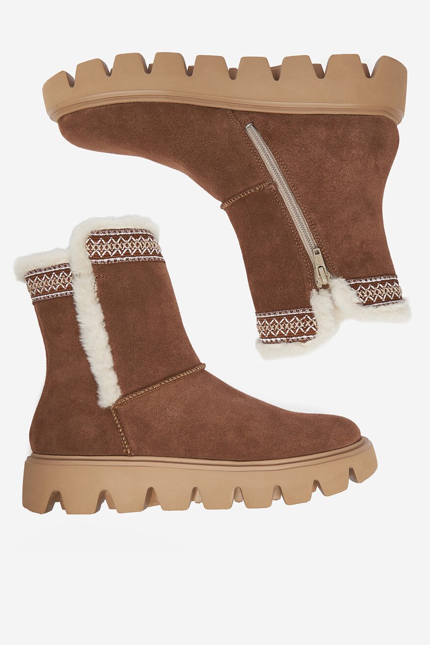 Ghete Rieker Piele Naturala W2075-20