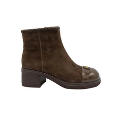 Ghete Piele Naturala 53163-2 Brown - Betina