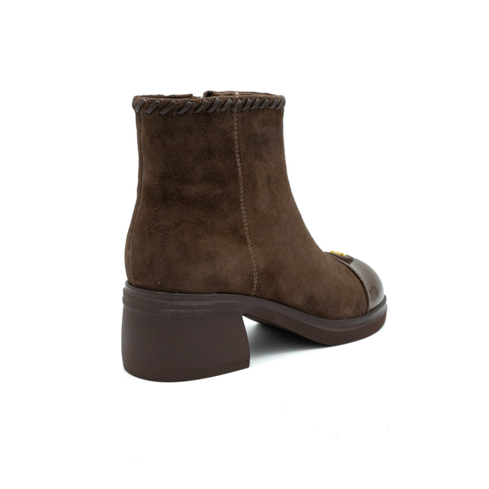Ghete Piele Naturala 53163-2 Brown - Betina