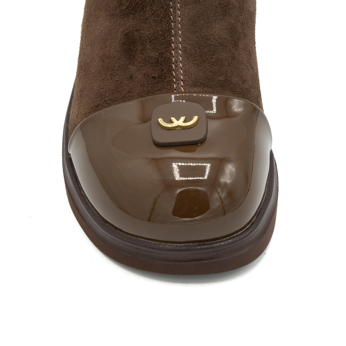 Ghete Piele Naturala 53163-2 Brown - Betina