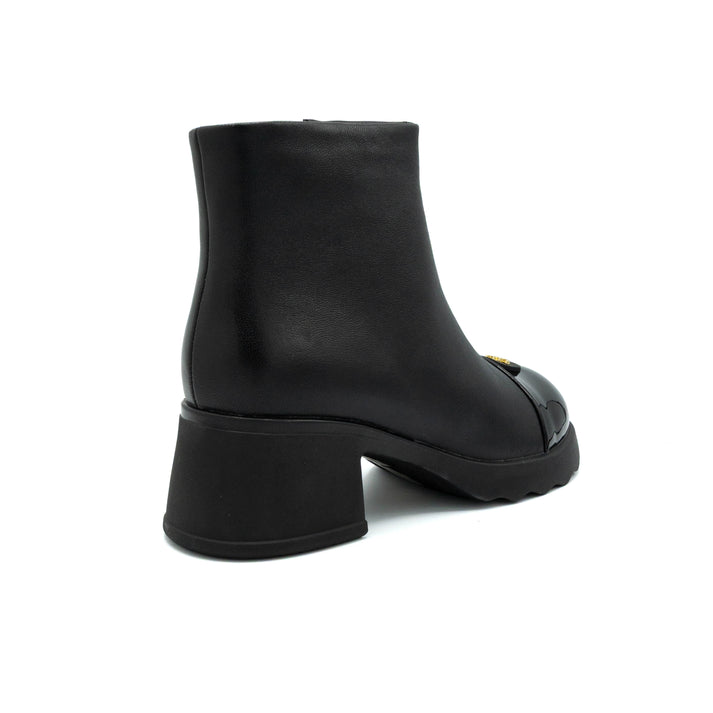 Ghete Piele Naturala  53163-1 Black - Betina Scarpe