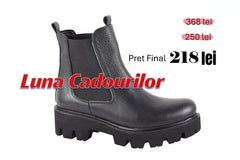 Ghete Piele Naturala Evelin 3 Botal