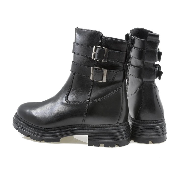 Ghete Piele Naturala Parrotto VB25-4204 Black