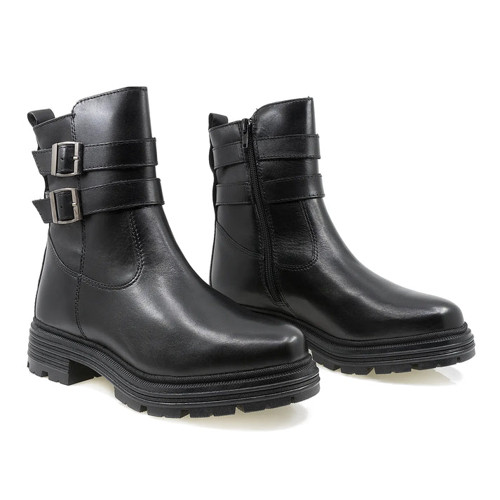 Ghete Piele Naturala Parrotto VB25-4204 Black