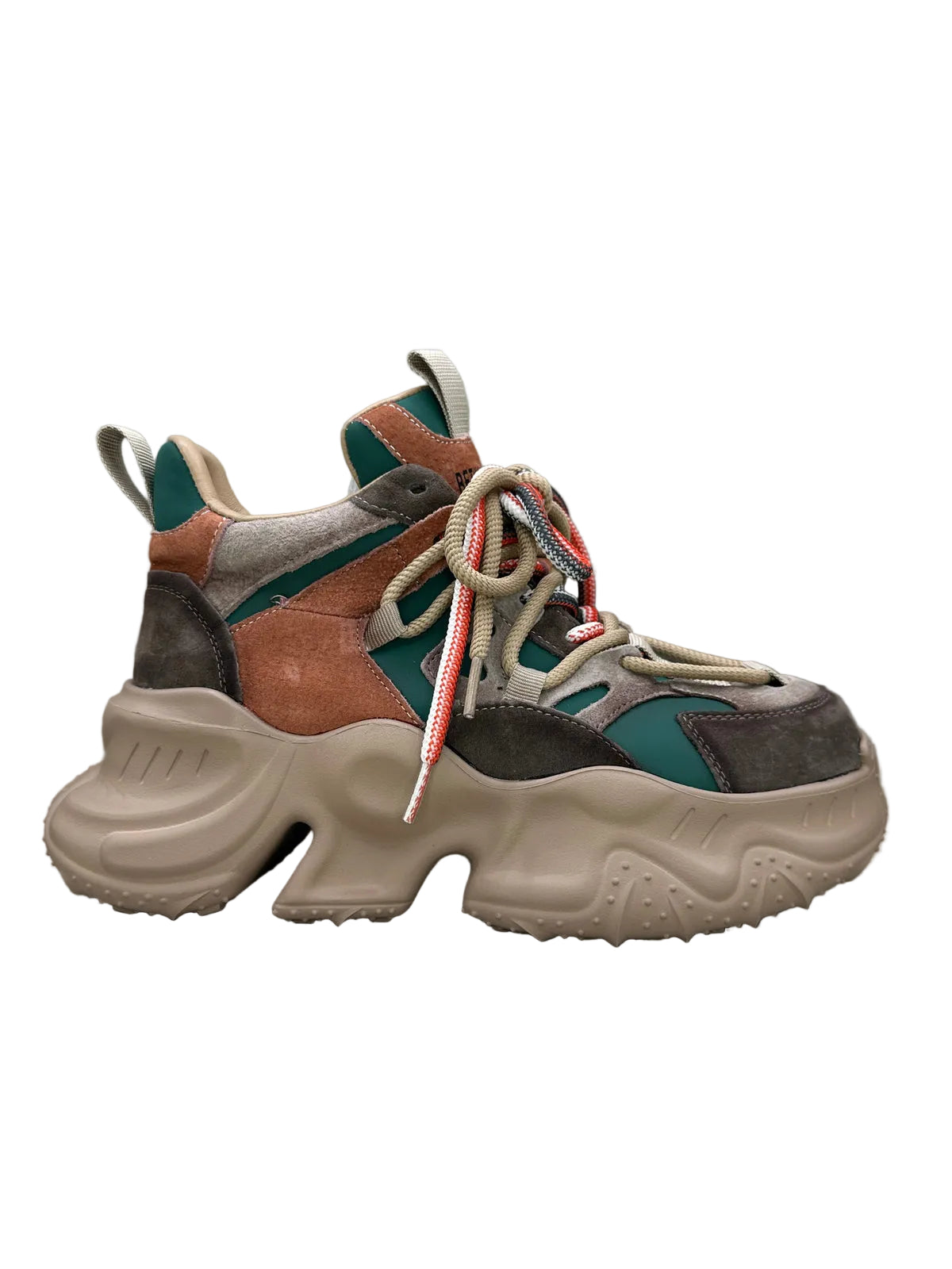 Sneakers Piele Naturala 37876 Green - Betina Scarpe