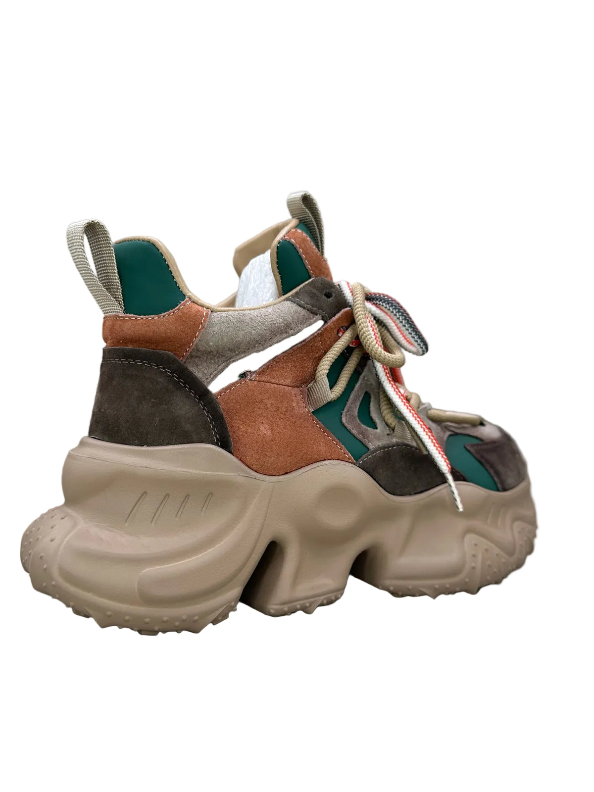Sneakers Piele Naturala 37876 Green - Betina Scarpe