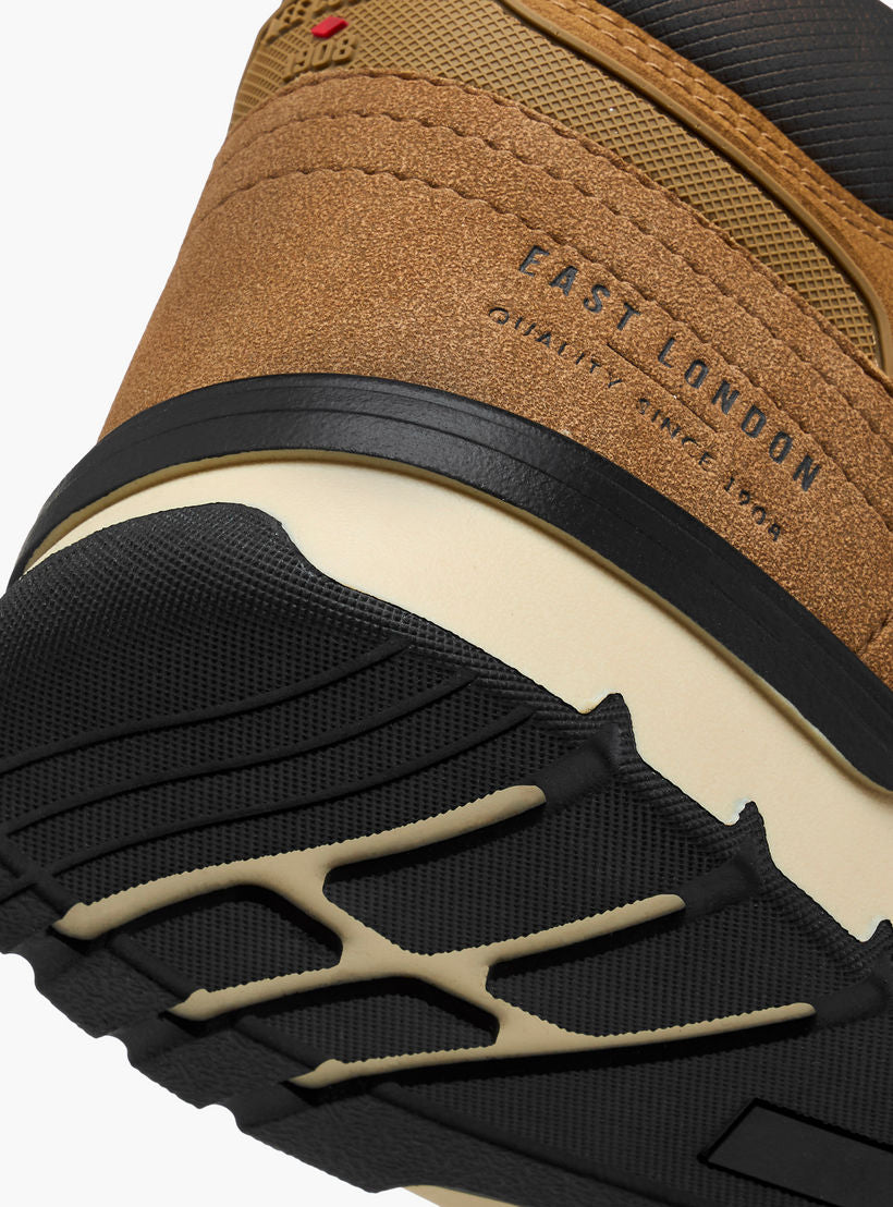 Ghete Barbati Lee Cooper Panelled Lace-Up Chukka Yellow