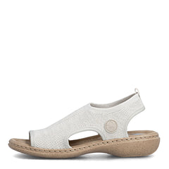 Sandale Rieker Antistress 61851-60 Cotton-Perle