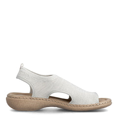 Sandale Rieker Antistress 61851-60 Cotton-Perle