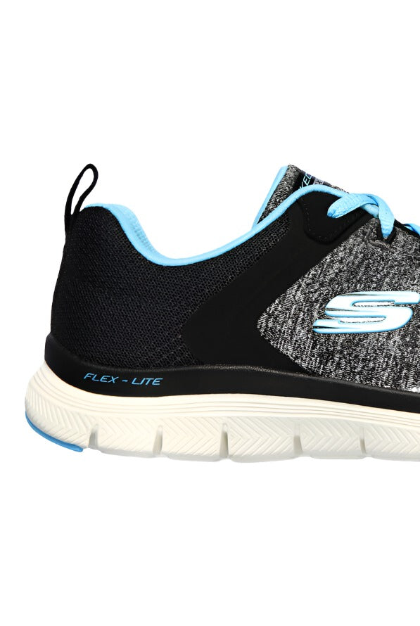 Skechers Pantofi Sport Dama Flex Appeal 4.0 Black Light Blue