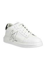 Sneakers Barbatesti Kapri Monogram Outline White