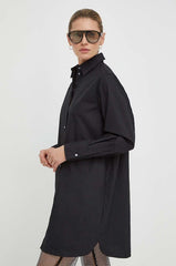 Camasa Ikonik Rhnstone Tunic Cotton Black - Karl Lagerfeld