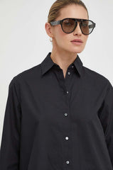 Camasa Ikonik Rhnstone Tunic Cotton Black - Karl Lagerfeld
