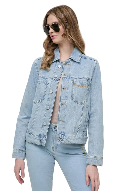 Geaca Denim Light Blue Jacket  - Karl Lagerfeld