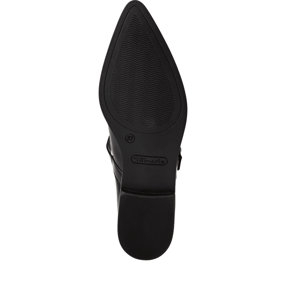 Pantofi Piele Naturala Raluka Black - Tamaris