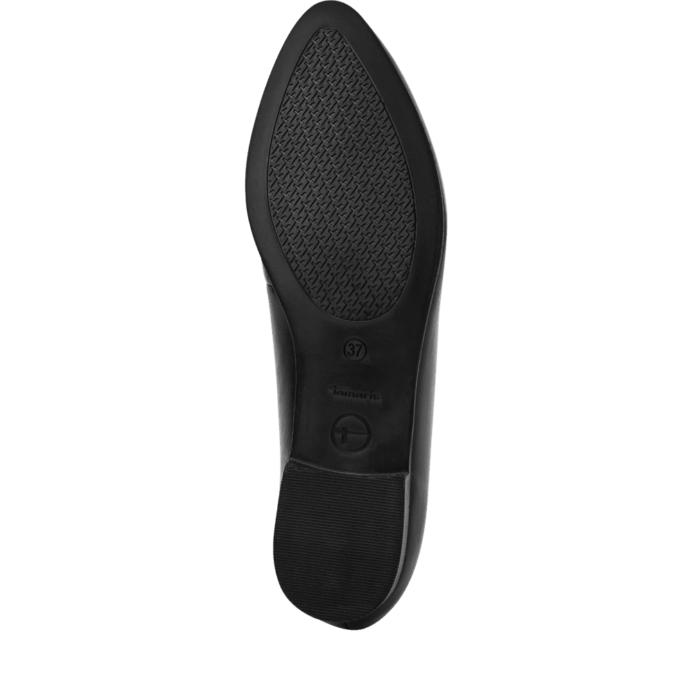 Balerini Piele Naturala Arta Black - Tamaris