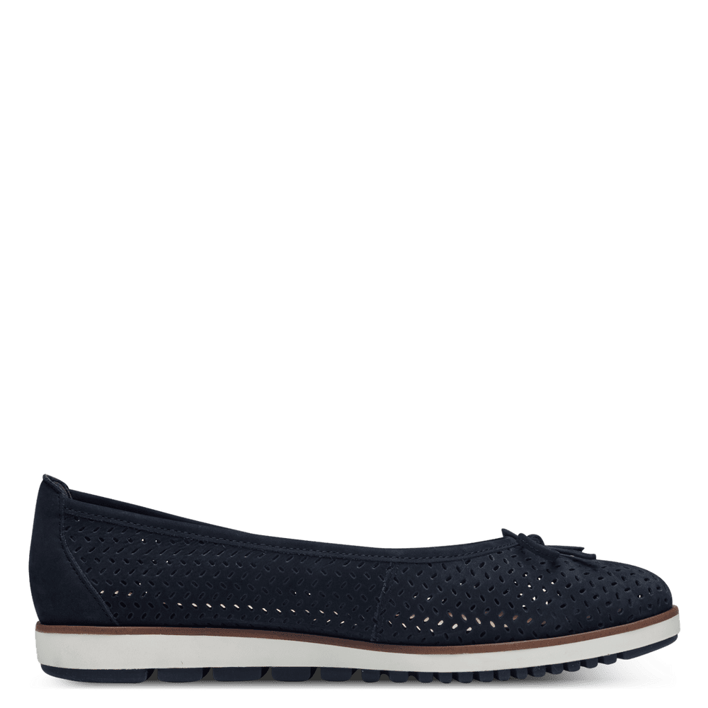 Balerini Piele Naturala Ionelia Navy - Tamaris