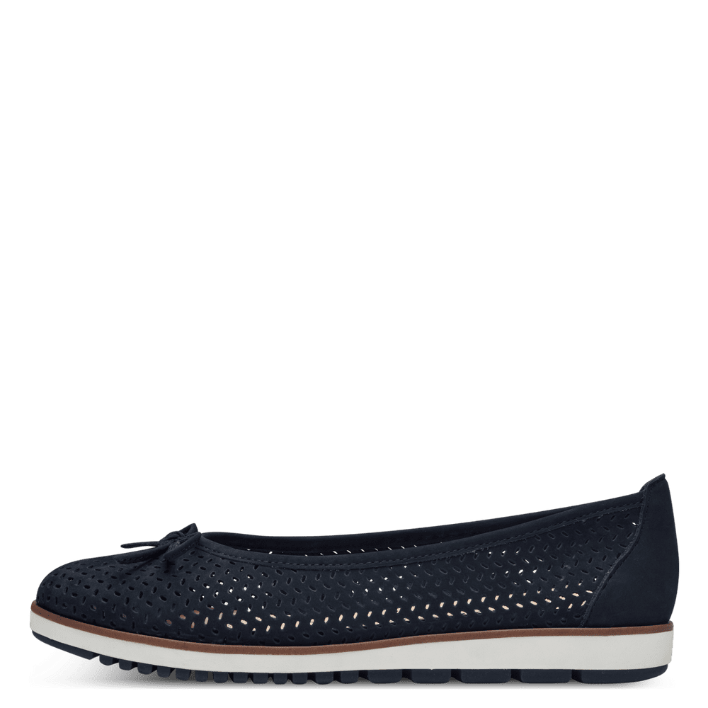 Balerini Piele Naturala Ionelia Navy - Tamaris