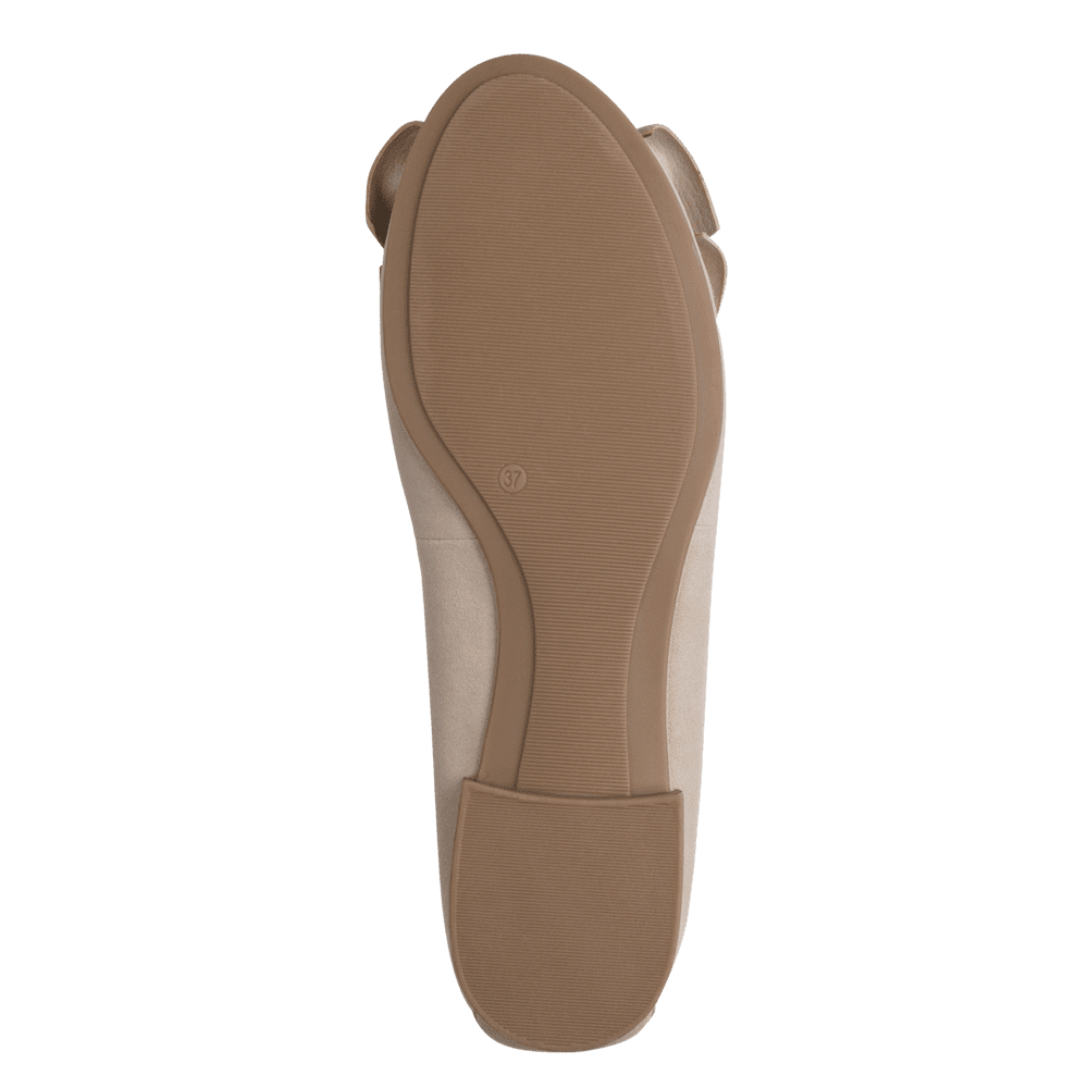Balerini Piele Naturala Thea Taupe - Tamaris