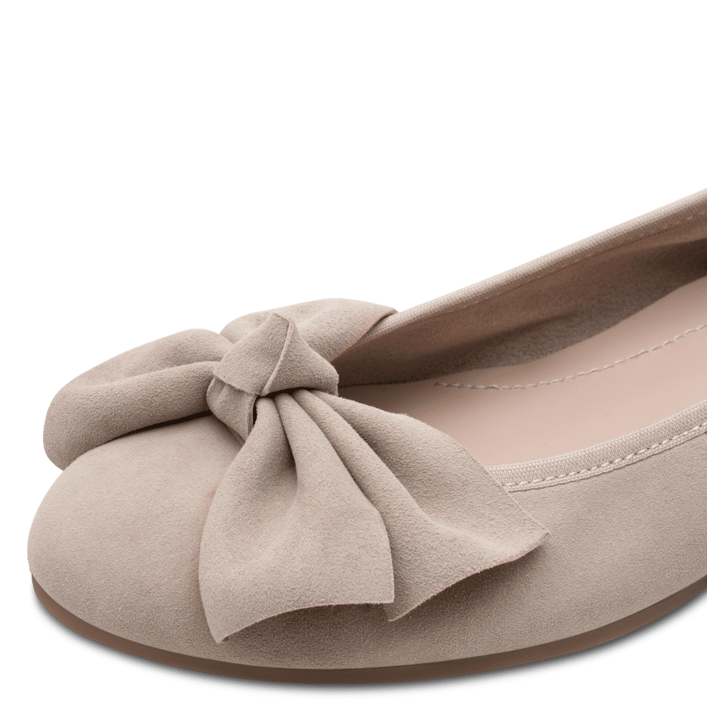 Balerini Piele Naturala Thea Taupe - Tamaris