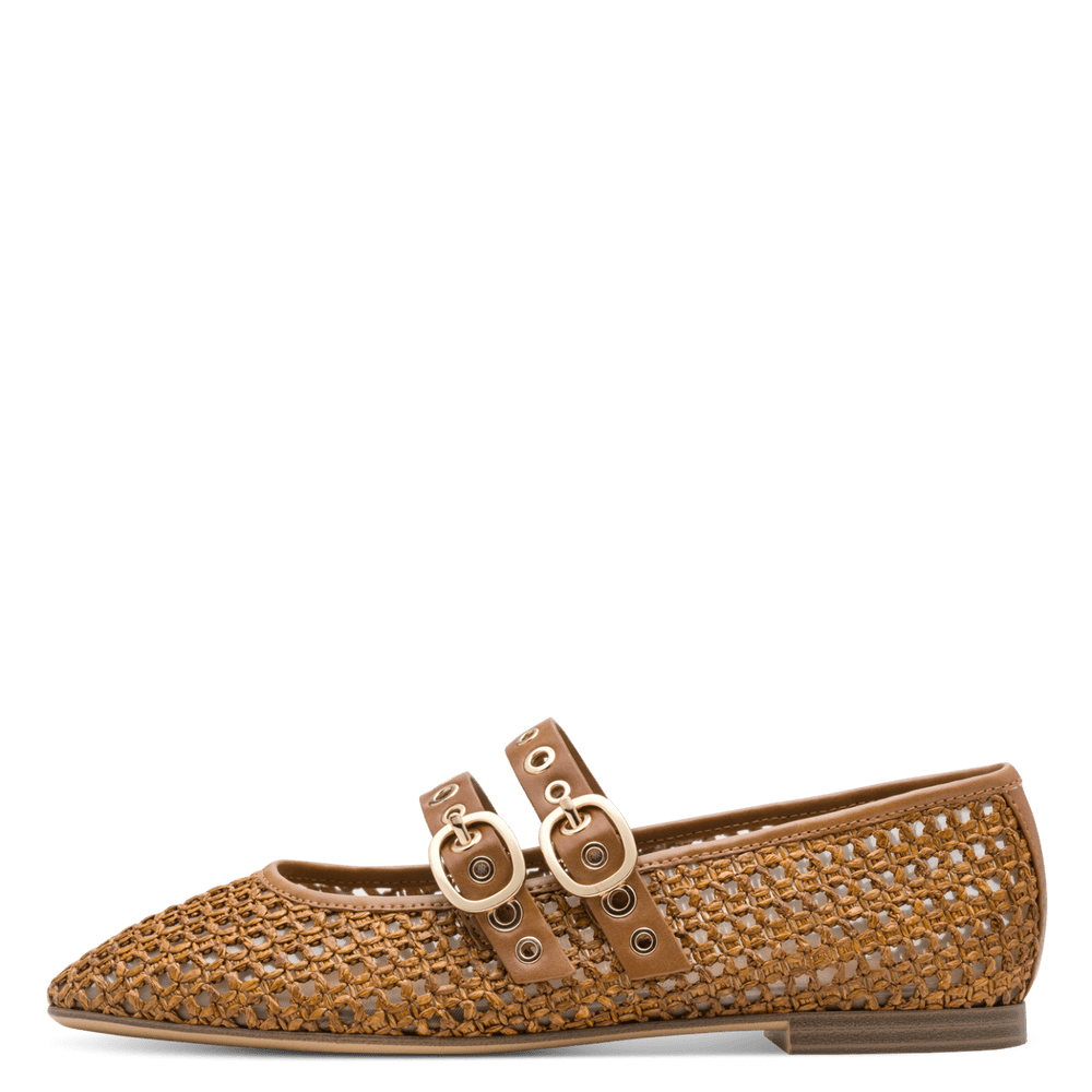 Balerini Musa Crosetat COGNAC- Tamaris