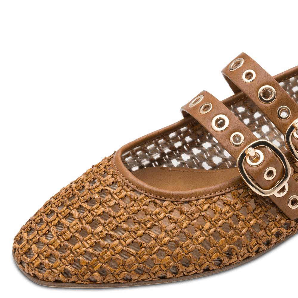 Balerini Musa Crosetat COGNAC- Tamaris