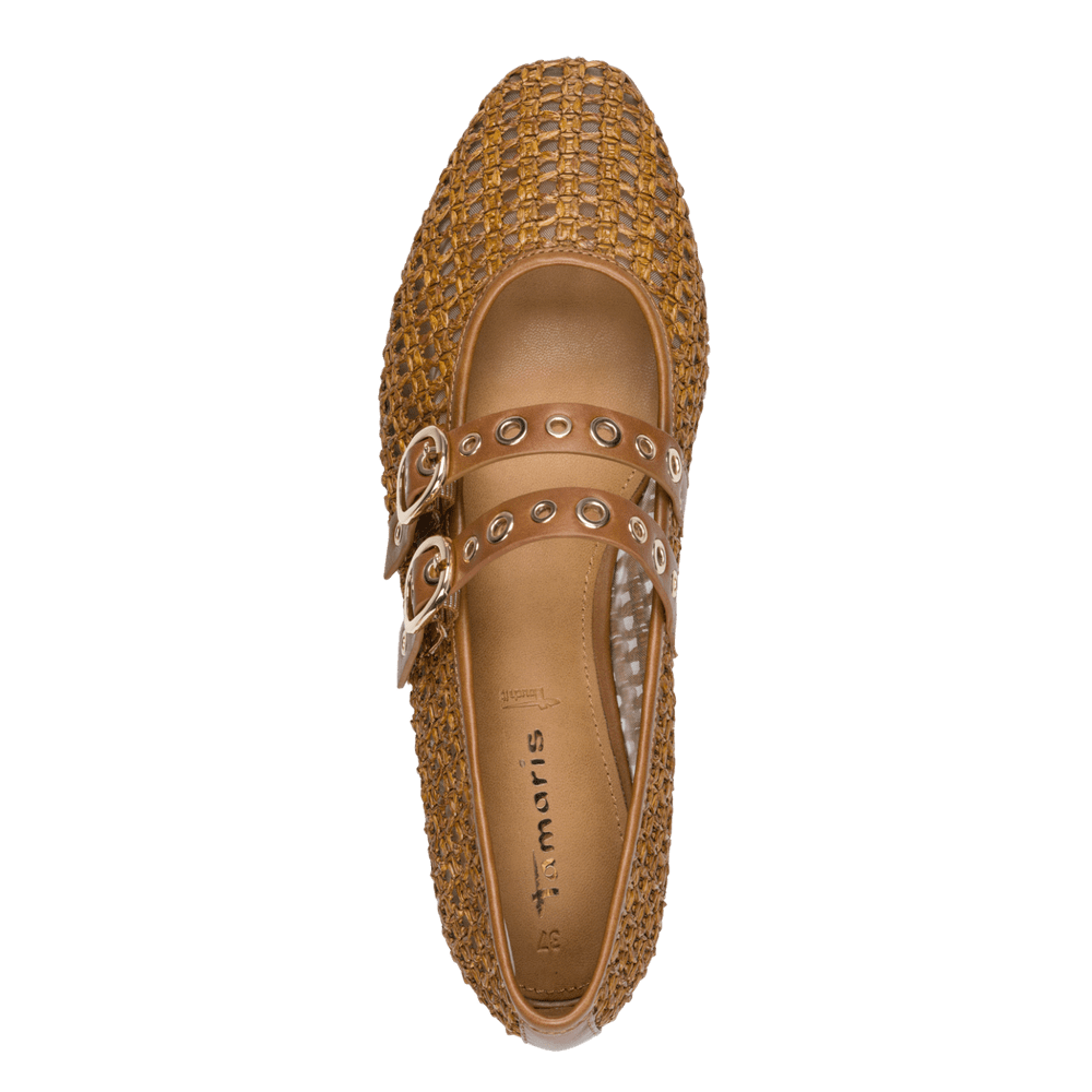 Balerini Musa Crosetat COGNAC- Tamaris