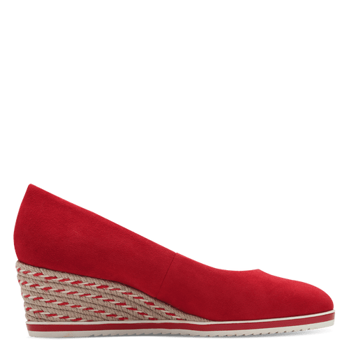 Pantofi Ortopedici Piele Naturala Donna Red - Tamaris