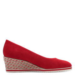 Pantofi Ortopedici Piele Naturala Donna Red - Tamaris