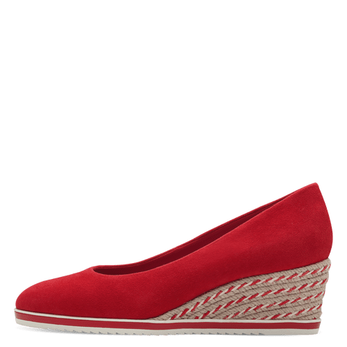 Pantofi Ortopedici Piele Naturala Donna Red - Tamaris
