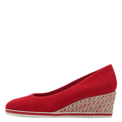 Pantofi Ortopedici Piele Naturala Donna Red - Tamaris
