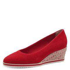 Pantofi Ortopedici Piele Naturala Donna Red - Tamaris