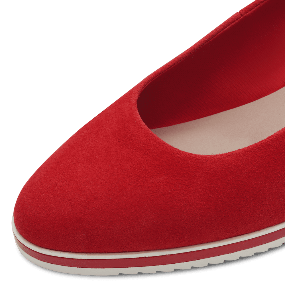 Pantofi Ortopedici Piele Naturala Donna Red - Tamaris