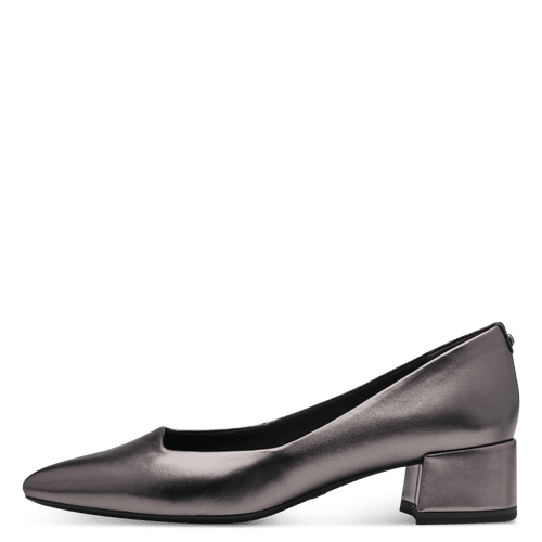 Pantofi Piele Naturala Sonya Pewter - Tamaris