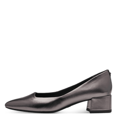 Pantofi Piele Naturala Sonya Pewter - Tamaris