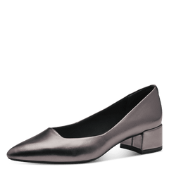 Pantofi Piele Naturala Sonya Pewter - Tamaris