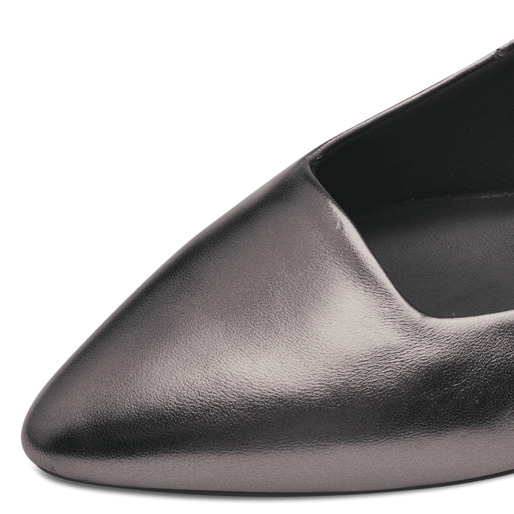 Pantofi Piele Naturala Sonya Pewter - Tamaris