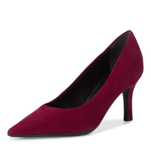 Pantofi Piele Naturala Salma Bordo - Tamaris